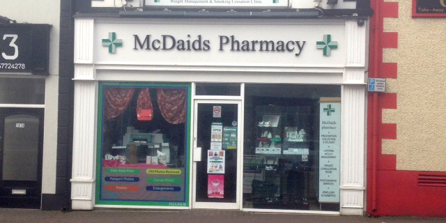 McDaid Pharmacy – Roslea