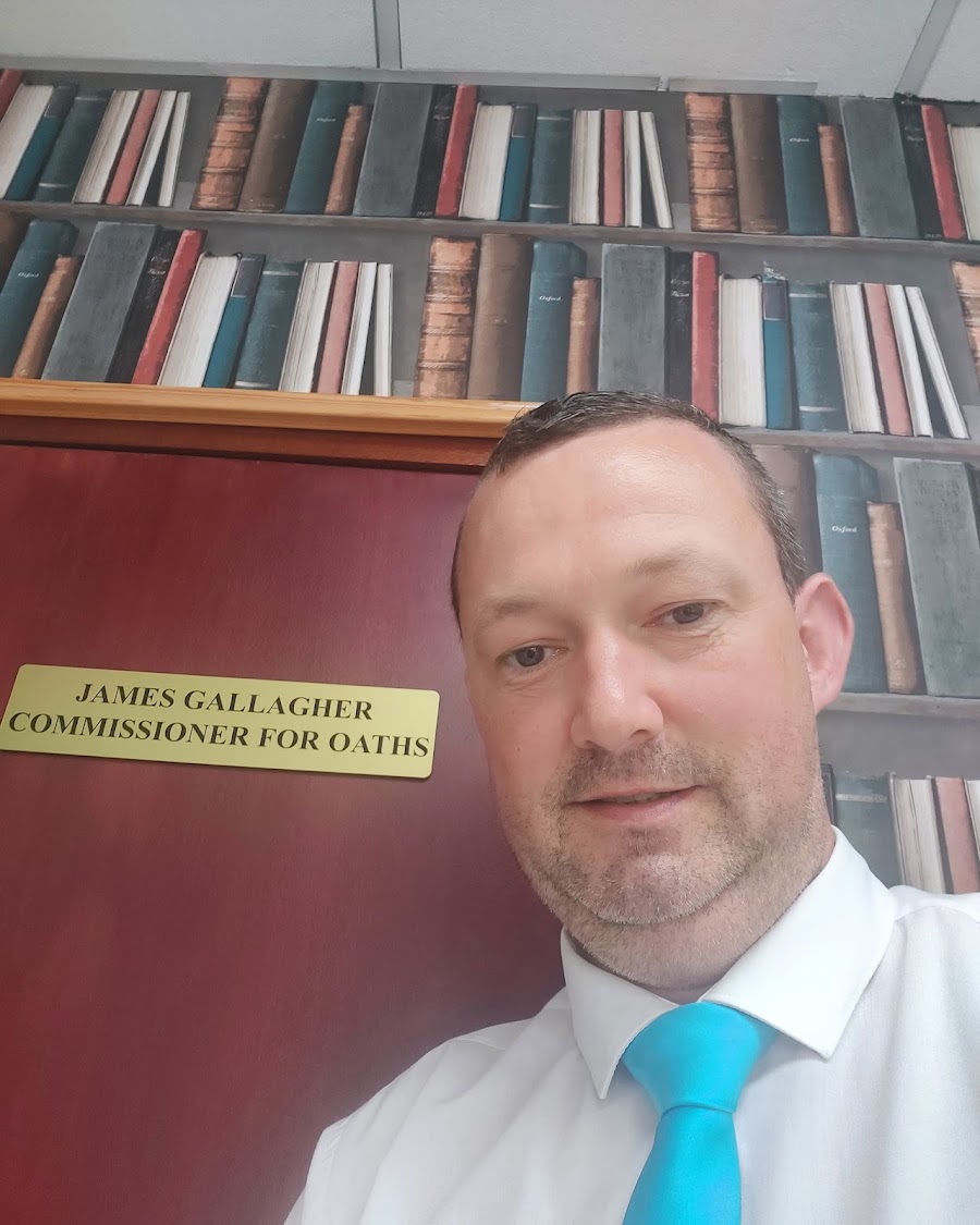 James Gallagher Commissioner for Oaths
