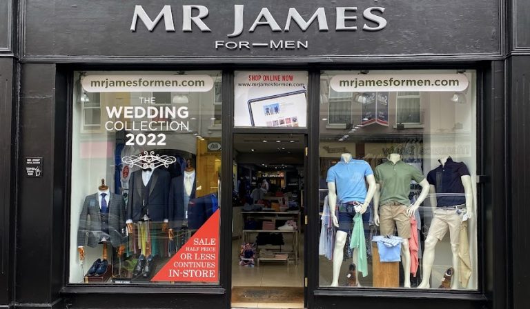 Mr James For Men Menswear