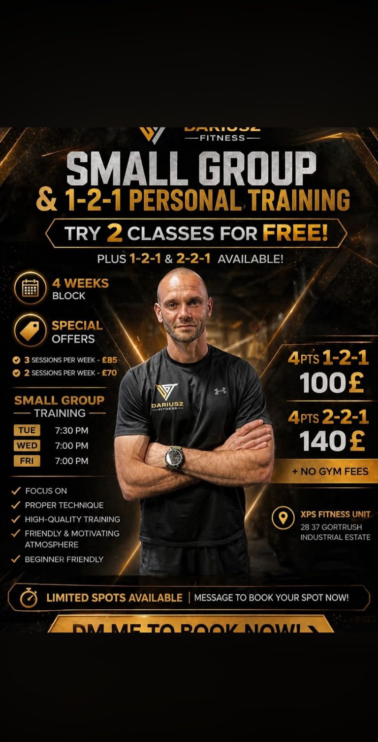 Personal trainer omagh – dariusz fitness