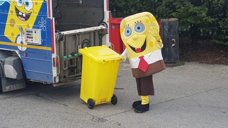 SpongeBin Mobile Bin Wash