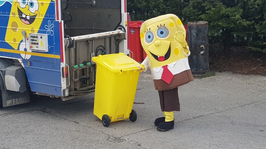 SpongeBin Mobile Bin Wash