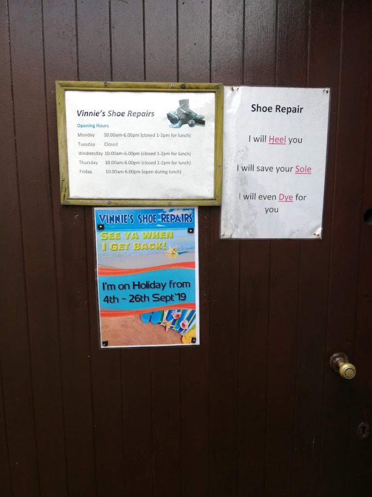 Vinnie’s Shoe Repair
