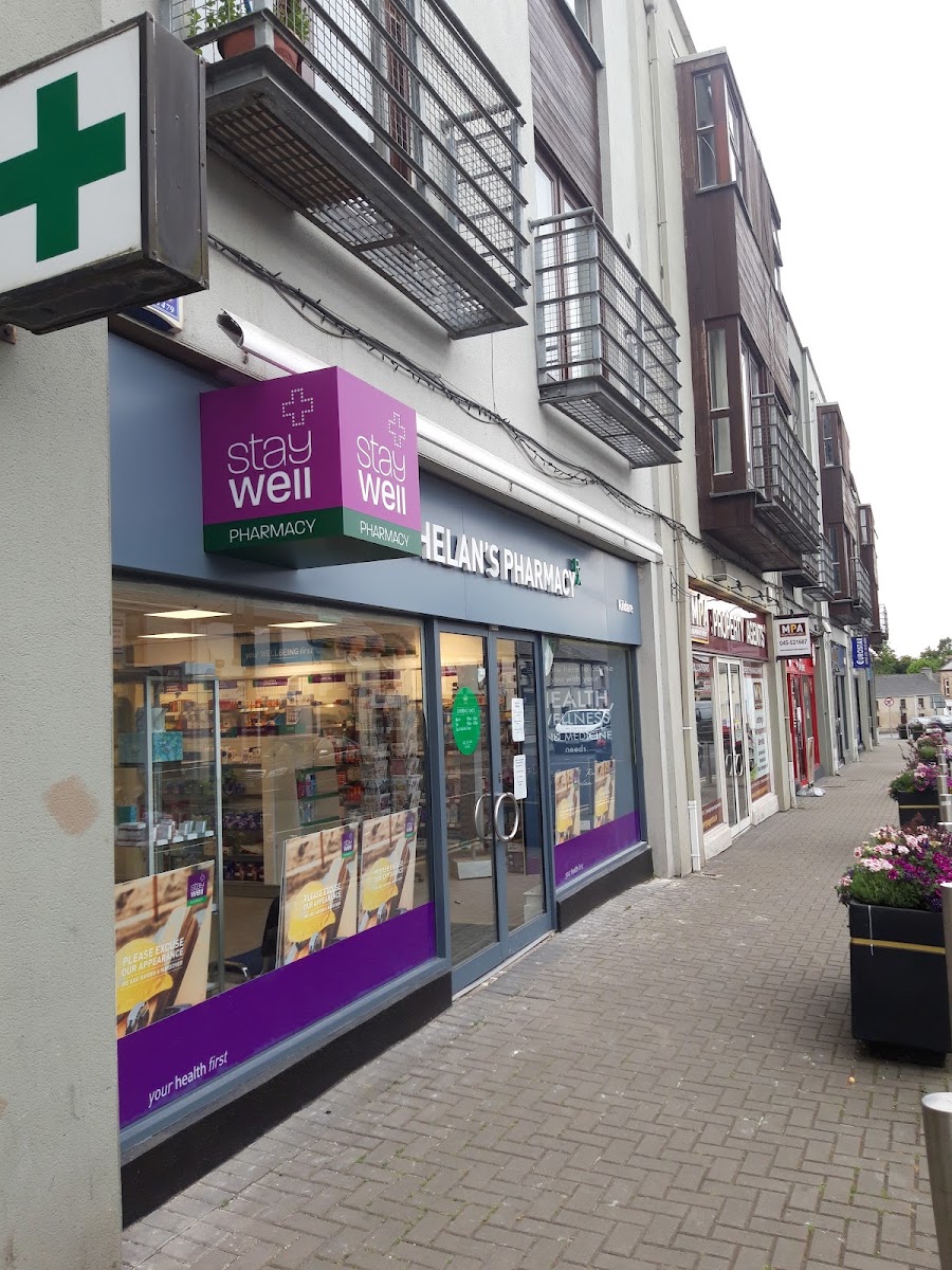 StayWell Whelan’s Pharmacy, Kildare Town shopping centre (beside post office)