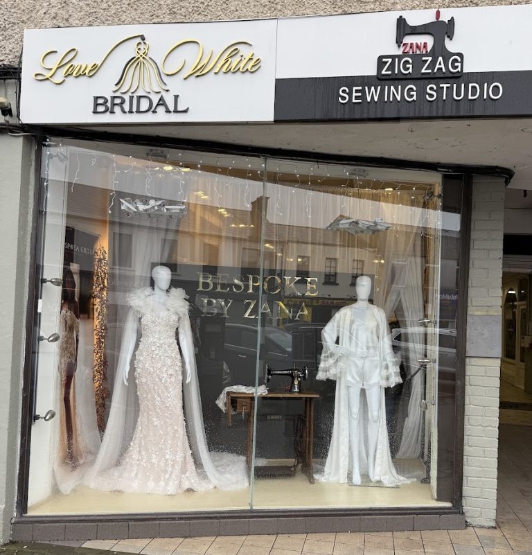 Zana Zig Zag Alterations and Love White Bridal Newbridge