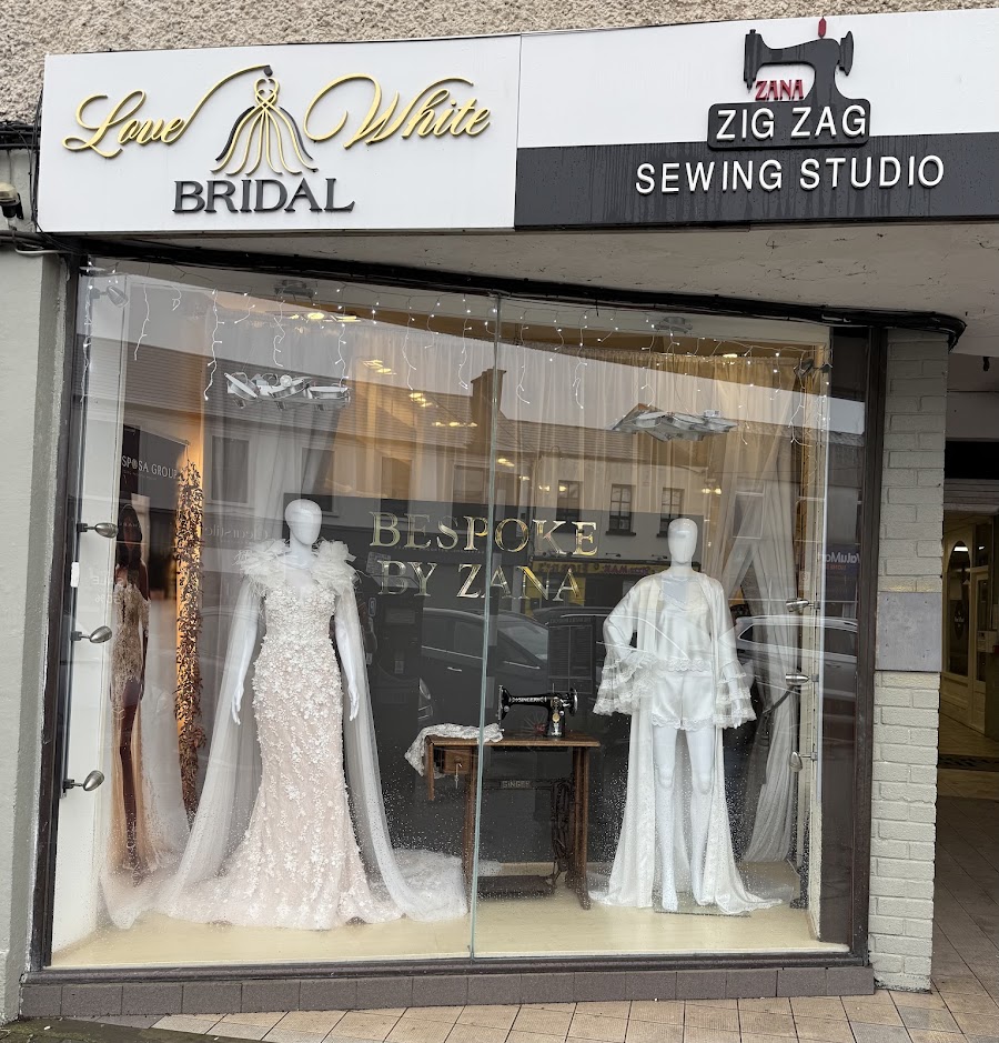 Zana Zig Zag Alterations and Love White Bridal Newbridge